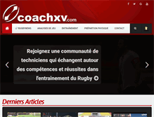 Tablet Screenshot of coachxv.com